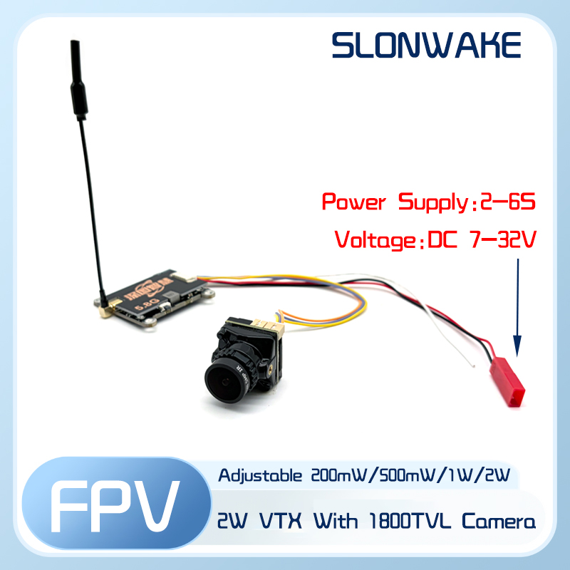 SLONWAKE 5.8G 56CH 2W 송신기 VTX( - Drone Receiver 리뷰 및 가격