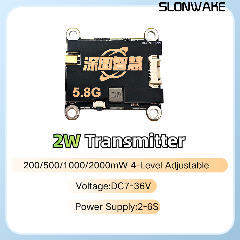 SLONWAKE 5.8G 56CH 2W 송신기 VTX( - Drone Receiver 리뷰 및 가격