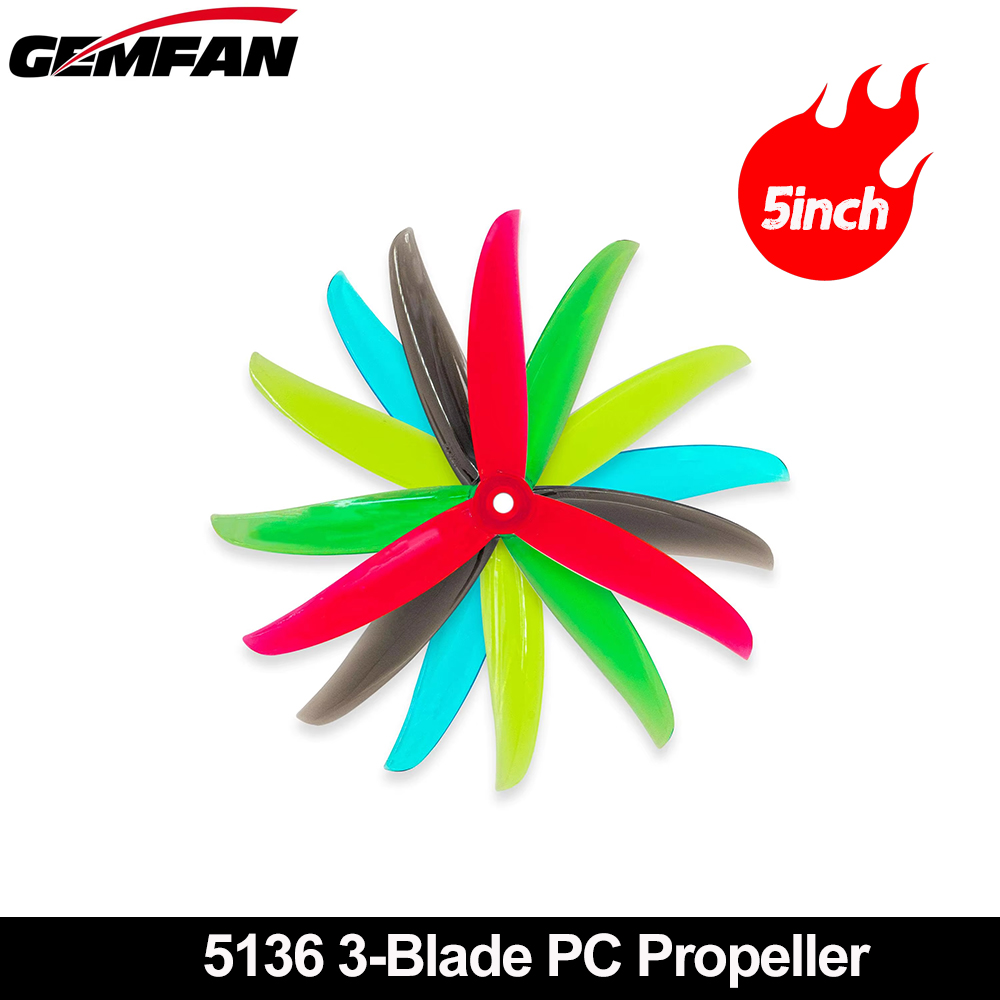 Gemfan VANOVER 5136 5 인치 FPV 프 - Drone Propeller 리뷰 및 가격