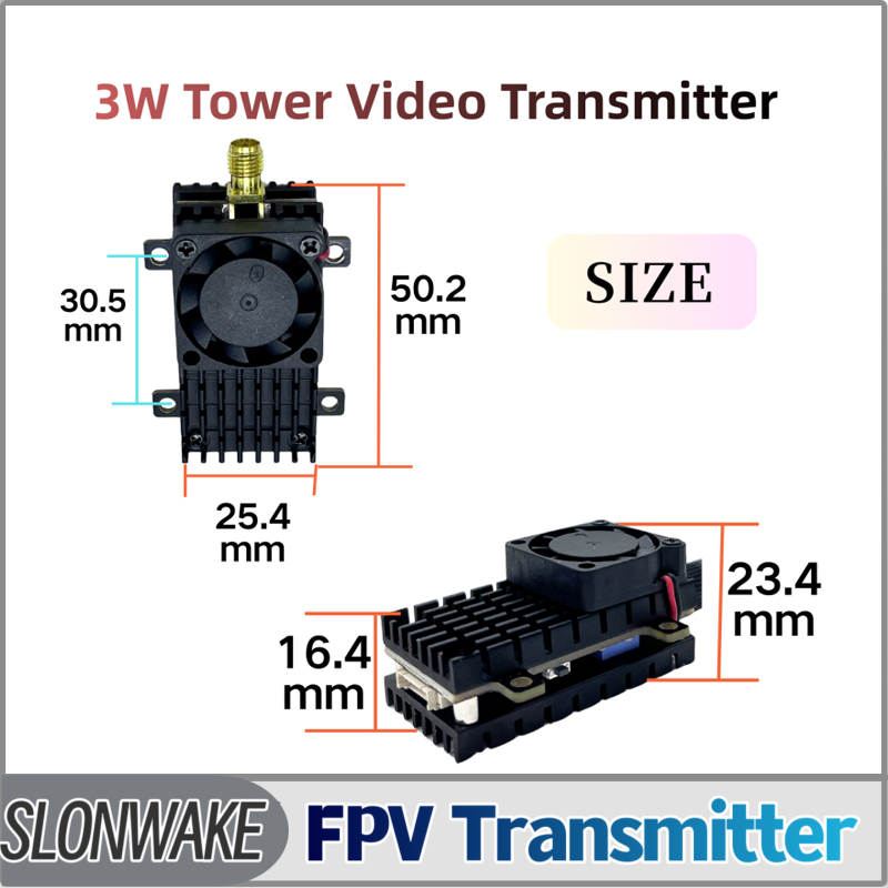 SLONWAKE 5.8G 3000mW 시뮬레이션 VTX - Drone Receiver 리뷰 및 가격