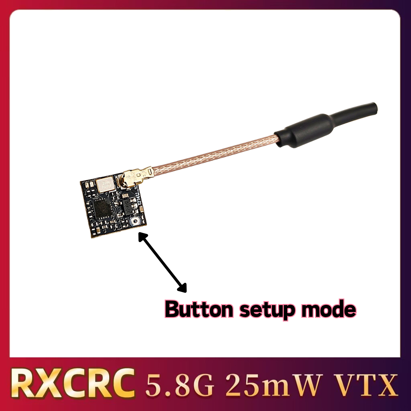 RXCRC 5.8GHz 48채널 FPV 25mW 아날로 - Drone Receiver 리뷰 및 가격