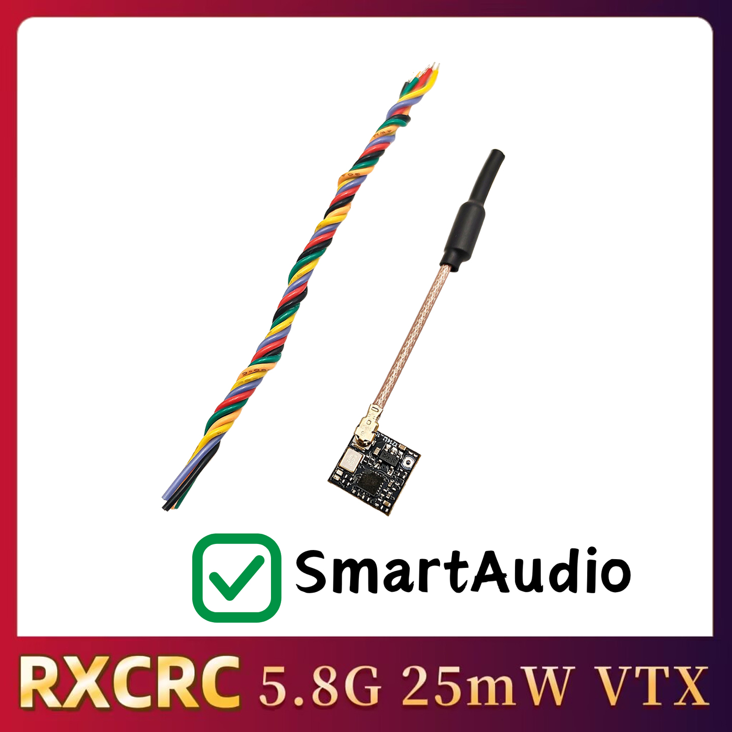 RXCRC 5.8GHz 48채널 FPV 25mW 아날로 - Drone Receiver 리뷰 및 가격